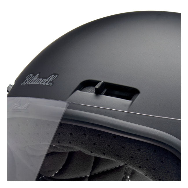 Biltwell Gringo SV Helmet - Flat Black - Helmets Full Face at Pedro’s Parts