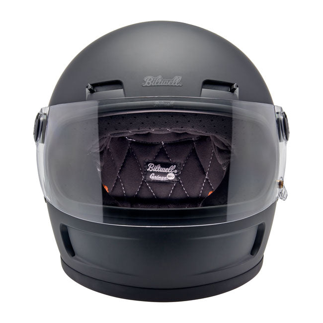 Biltwell Gringo SV Helmet - Flat Black - Helmets Full Face at Pedro’s Parts