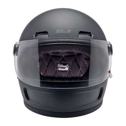 Biltwell Gringo SV Helmet - Flat Black - Helmets Full Face at Pedro’s Parts