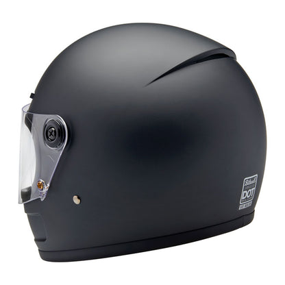 Biltwell Gringo SV Helmet - Flat Black - Helmets Full Face at Pedro’s Parts