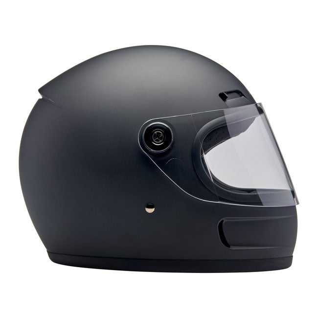 Biltwell Gringo SV Helmet - Flat Black - Helmets Full Face at Pedro’s Parts