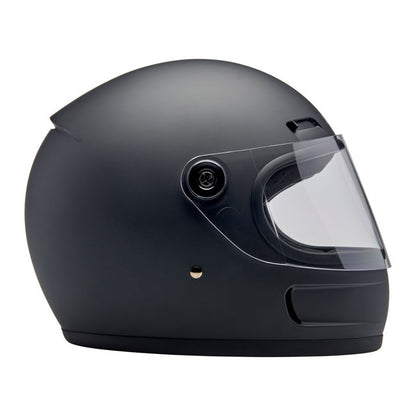 Biltwell Gringo SV Helmet - Flat Black - Helmets Full Face at Pedro’s Parts