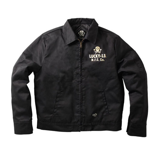 Lucky 13 Pirate Skull workjacket black