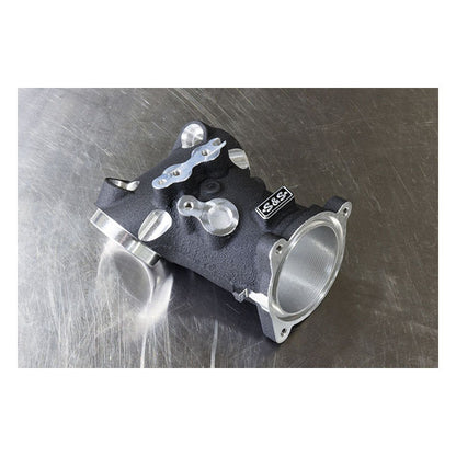 S&S, Premium M8 55mm CNC Ported Black Manifold