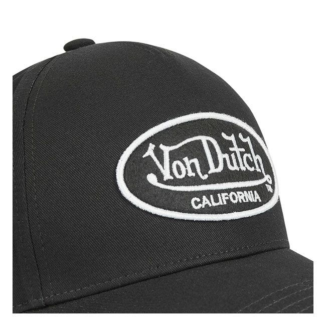Von Dutch Logo Cap Black
