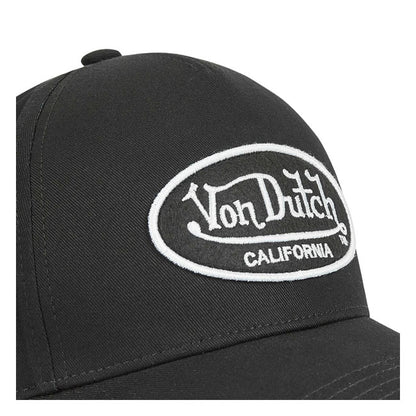 Von Dutch Logo Cap Black