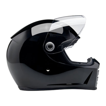 Biltwell Lane Splitter Helmet - Gloss Black - Helmets Full Face at Pedro’s Parts