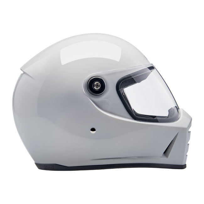 Biltwell Lane Splitter Helmet - Gloss White - Helmets Full Face at Pedro’s Parts