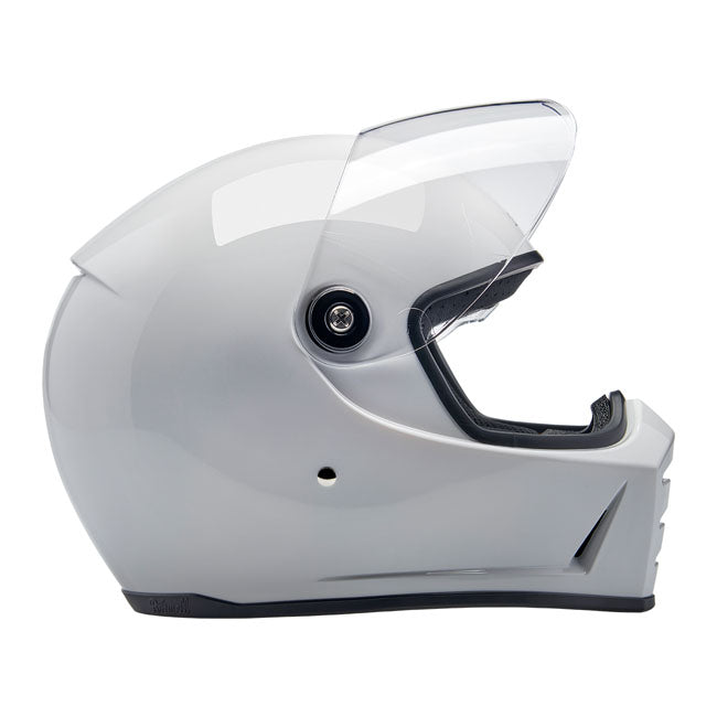 Biltwell Lane Splitter Helmet - Gloss White - Helmets Full Face at Pedro’s Parts