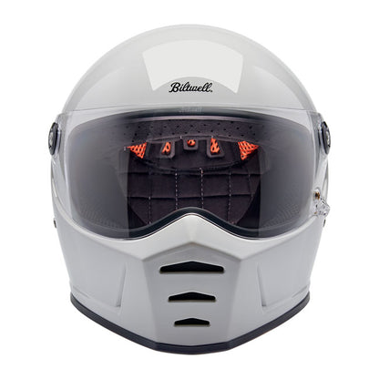 Biltwell Lane Splitter Helmet - Gloss White - Helmets Full Face at Pedro’s Parts
