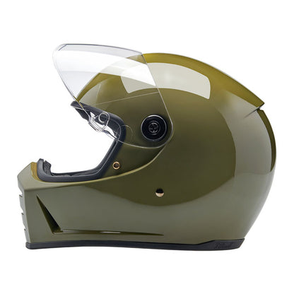 Biltwell Lane Splitter Helmet olive green - Helmets Full Face at Pedro’s Parts