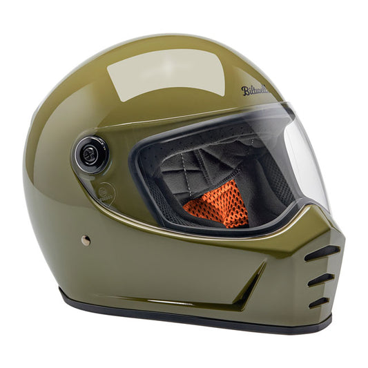 Biltwell Lane Splitter helmet olive green