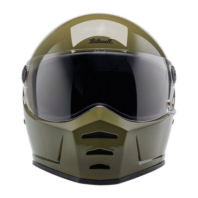 Biltwell Lane Splitter helmet olive green