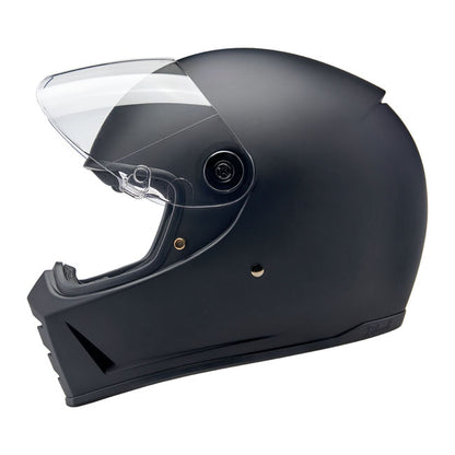 Biltwell Lane Splitter Helmet - Flat Black - Helmets Full Face at Pedro’s Parts