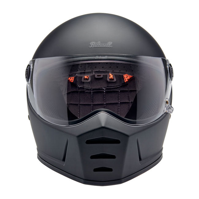 Biltwell Lane Splitter Helmet - Flat Black - Helmets Full Face at Pedro’s Parts