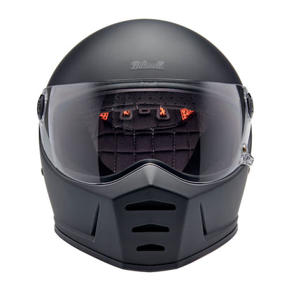 Biltwell Lane Splitter Helmet - Flat Black - Helmets Full Face at Pedro’s Parts