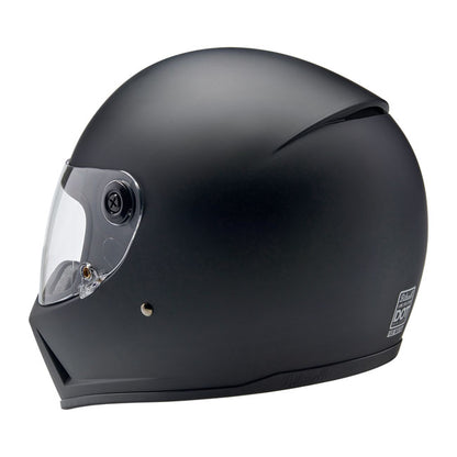 Biltwell Lane Splitter Helmet - Flat Black - Helmets Full Face at Pedro’s Parts