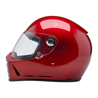 Biltwell Lane Splitter helmet cherry red