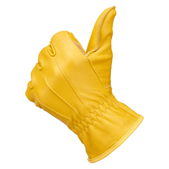 Biltwell Work Gloves 2.0 gold from Biltwell at Pedro’s Parts