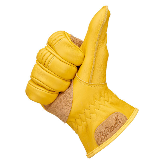 Biltwell Work Gloves 2.0 gold from Biltwell at Pedro’s Parts