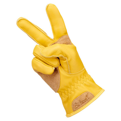 Biltwell Work Gloves 2.0 gold from Biltwell at Pedro’s Parts