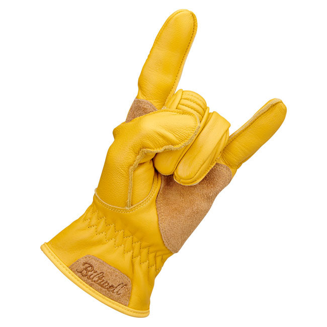 Biltwell Work Gloves 2.0 gold from Biltwell at Pedro’s Parts