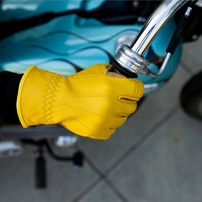 Biltwell Work Gloves 2.0 gold from Biltwell at Pedro’s Parts