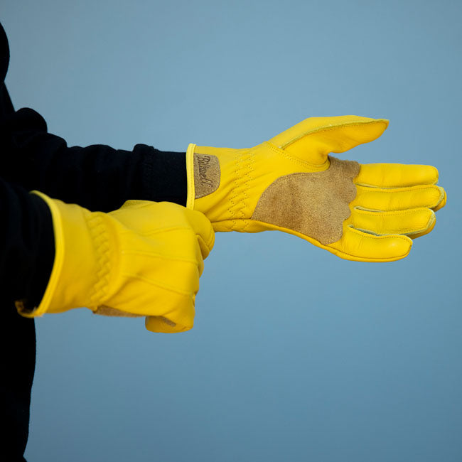 Biltwell Work Gloves 2.0 gold from Biltwell at Pedro’s Parts