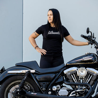 Biltwell Script female T-Shirt from Biltwell at Pedro’s Parts