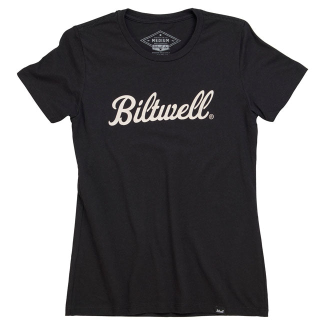 Biltwell Script female T-Shirt from Biltwell at Pedro’s Parts
