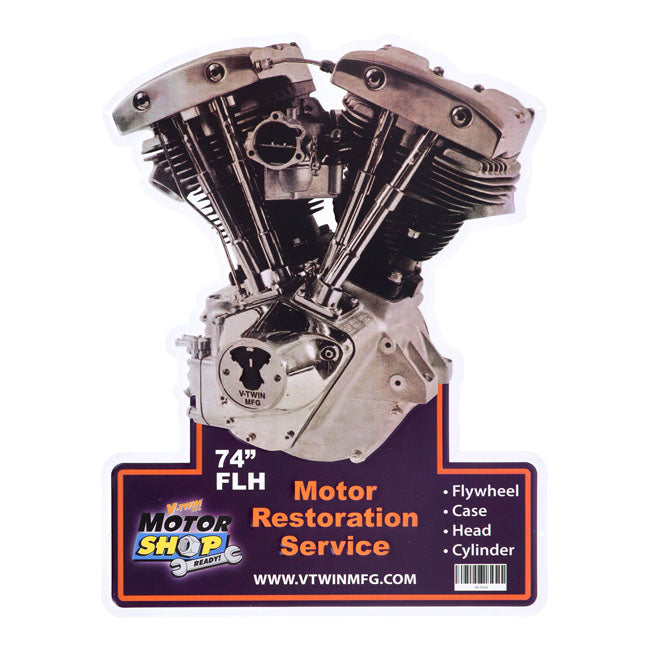 V-Twin Mfg, Motor Plaque V-Twin Engine Models