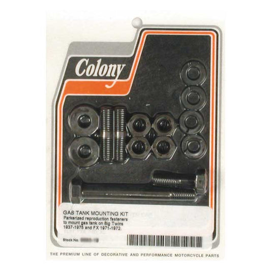 Colony. 37-75 Gas Tank Mount Kit. Parkerized