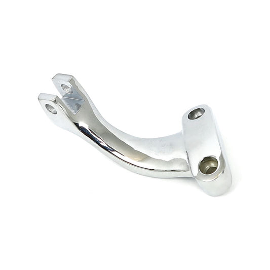 XL Sportster Rider Foot Peg Bracket, Left. Chrome