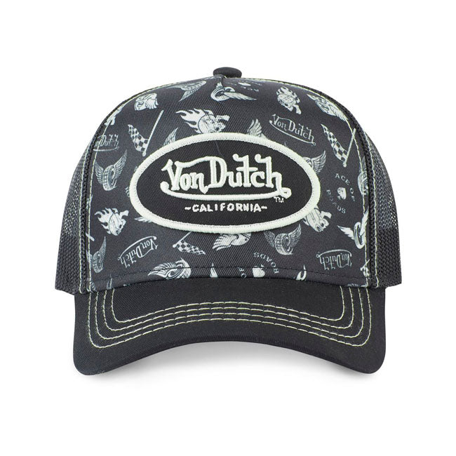 Von Dutch Lifestyle Cap Graphic Design Black/white