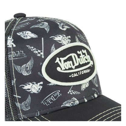 Von Dutch Lifestyle Cap Graphic Design Black/white