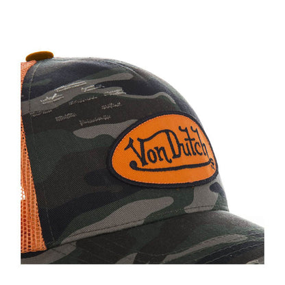 Von Dutch Heritage Cap Camou Orange Patch/net