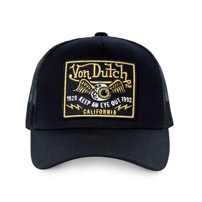 Von Dutch Heritage Cap Square Patch Eyes Gold/black
