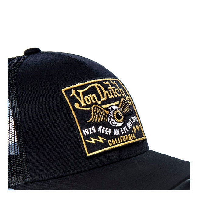 Von Dutch Heritage Cap Square Patch Eyes Gold/black