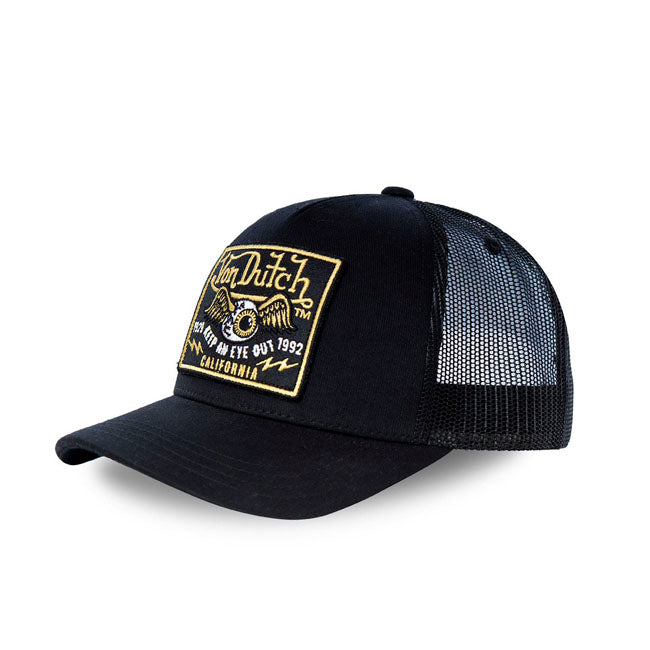 Von Dutch Heritage Cap Square Patch Eyes Gold/black