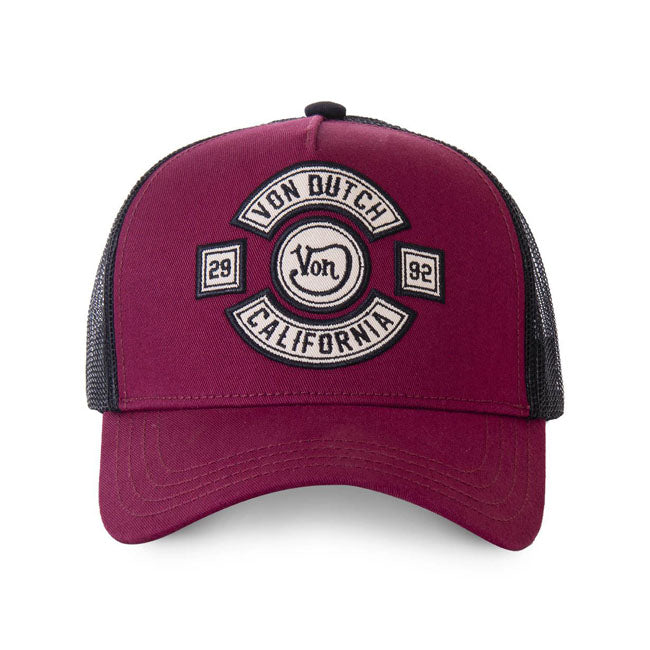 Von Dutch Heritage Cap California Bordeaux/black