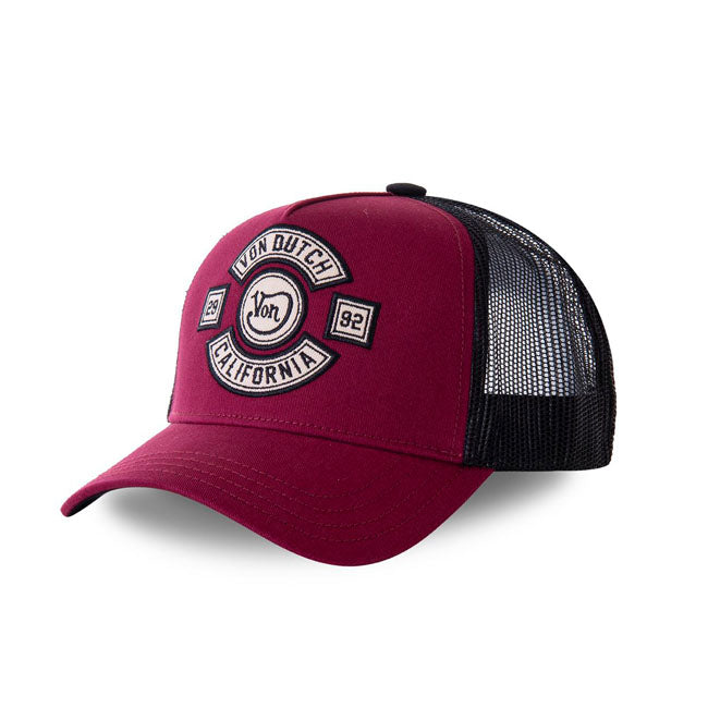 Von Dutch Heritage Cap California Bordeaux/black