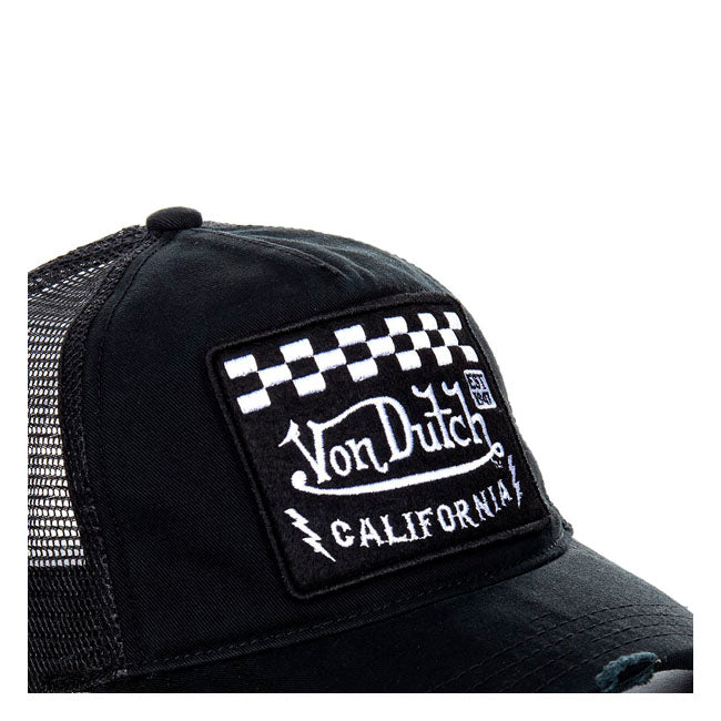 Von Dutch Heritage Cap Square Patch Racer/black