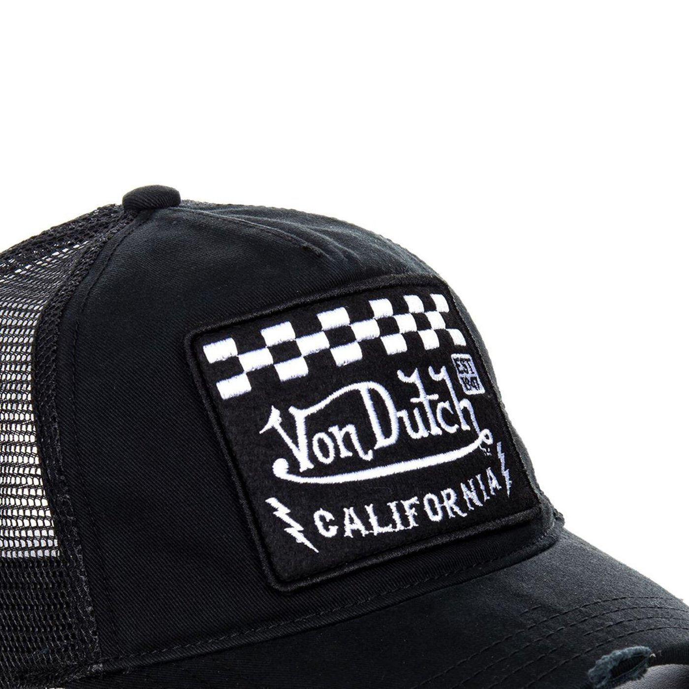 Von Dutch Heritage cap square patch racer/black