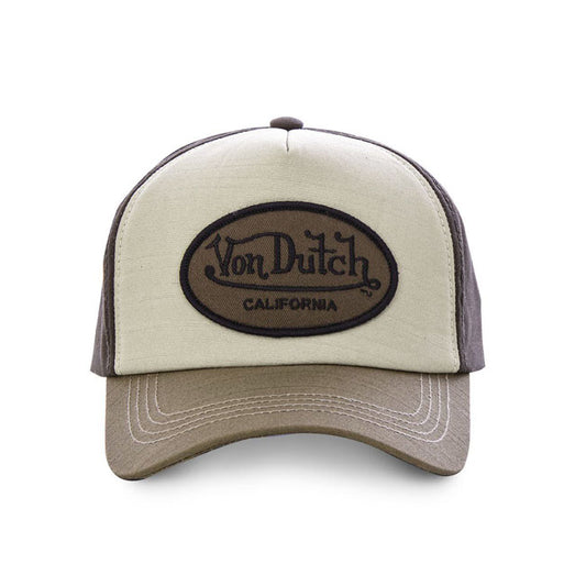 Von Dutch Permament Cap 3-coloured Marron 1