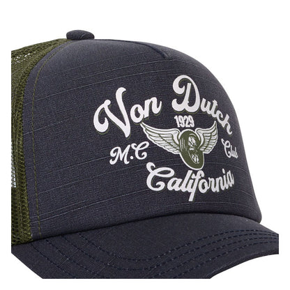 Von Dutch Heritage-Trucker Crew cap denim/grey