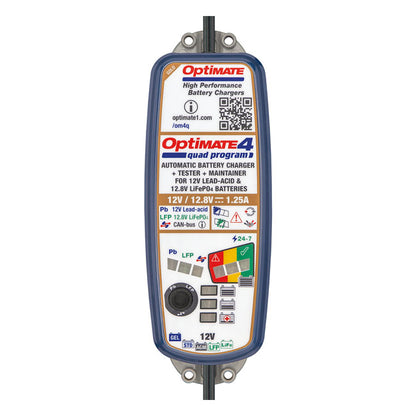 Tecmate, OptiMate 4 Quad Premium (BMW & Triumph Features)
