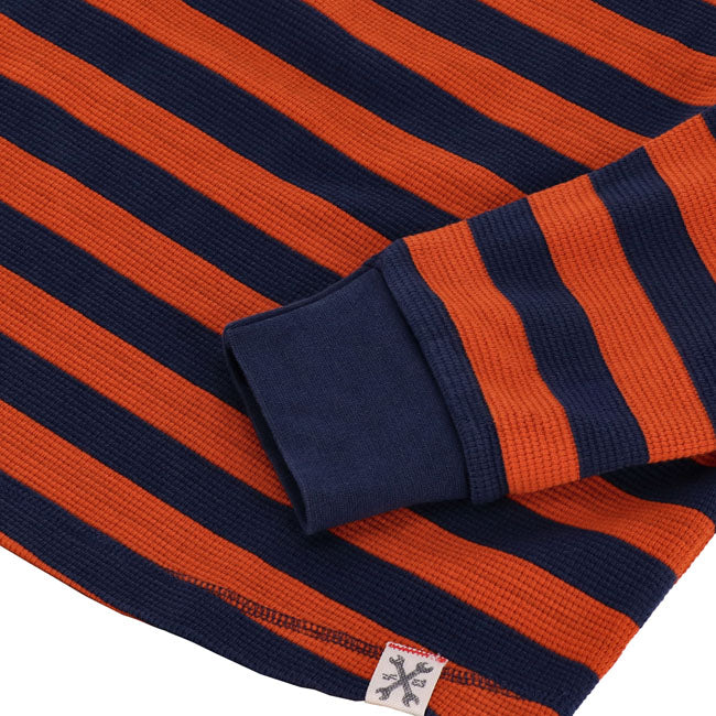 13 1/2 Waffle Jersey Orange/Navy