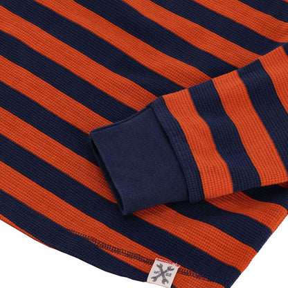 13 1/2 Waffle Jersey Orange/Navy