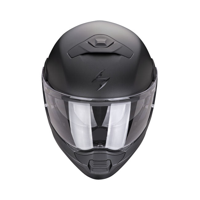 Scorpion EXO-930 Evo Helmet Pearl Black Matte - motorcycle helmets at Pedro's Parts
