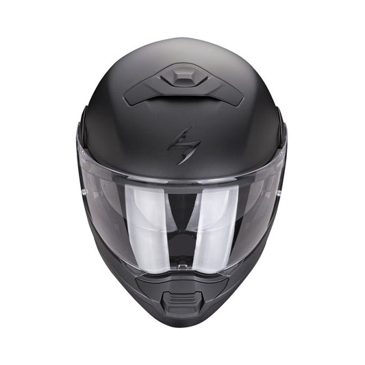 Scorpion EXO-930 Evo Helmet Pearl Black Matte - motorcycle helmets at Pedro's Parts